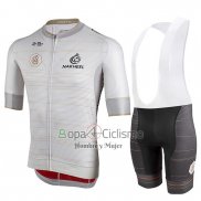 Castelli UAE Tour Ropa Ciclismo Culotte Corto 2019 Hombre Mangas Cortas Blanco