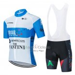Israel Ciclismo Academy Ropa Ciclismo Culotte Corto 2020 Men Mangas Cortas Blanco y Azul