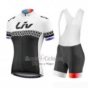 Liv Ropa Ciclismo Culotte Corto 2019 Mujer Mangas Cortas Negro Blanco