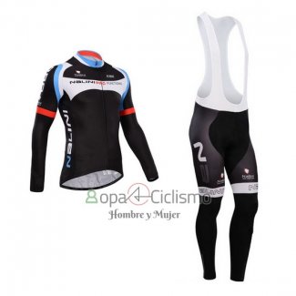 Nalini Ropa Ciclismo Culotte Largo 2014 Men Mangas Largas Negro