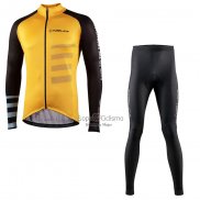 Nalini Ropa Ciclismo Culotte Largo 2021 Men Mangas Largas AMarillo