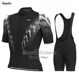 Rapha Ropa Ciclismo Culotte Corto 2019 Hombre Mangas Cortas Negro Blanco