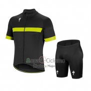 Specialized Ropa Ciclismo Culotte Corto 2018 Hombre Mangas Cortas Negro Blanco AMarillo