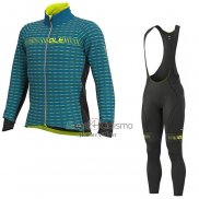 Ale Ropa Ciclismo Culotte Largo 2020 Hombre Mangas Largas Azur