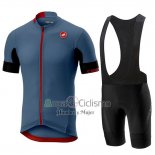 Castelli Aero Race Ropa Ciclismo Culotte Corto 2019 Hombre Mangas Cortas Azul