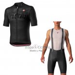 Giro d'Italia Ropa Ciclismo Culotte Corto 2022 Hombre Mangas Cortas Negro