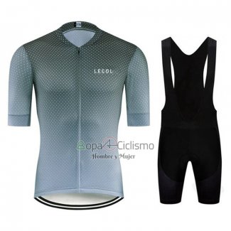 Le Col Ropa Ciclismo Culotte Corto 2020 Hombre Mangas Cortas APagado Verde