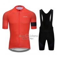 Le Col Ropa Ciclismo Culotte Corto 2020 Hombre Mangas Cortas Rojo