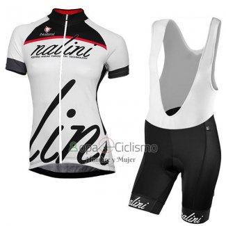 Nalini Classic Ropa Ciclismo Culotte Corto 2017 Mujer Mangas Cortas Blanco