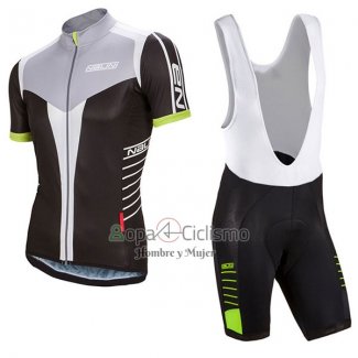 Nalini Ropa Ciclismo Culotte Corto 2017 Mujer Mangas Cortas Negro y Blanco