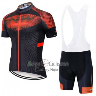 Northwave Ropa Ciclismo Culotte Corto 2020 Hombre Mangas Cortas Negro Naranja