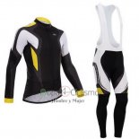 Northwave Ropa Ciclismo Culotte Largo 2015 Hombre Mangas Largas Negro y AMarillo