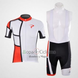 Pinarello Ropa Ciclismo Culotte Corto 2012 Hombre Mangas Cortas Rojo y Blanco