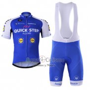 Quick Step Floor Ropa Ciclismo Culotte Corto 2017 Mangas Cortas Azul