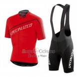 Specialized Ropa Ciclismo Culotte Corto 2015 Hombre Mangas Cortas Brillante Rojo