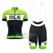 Ale Formula 1.0 Sprinter Ropa Ciclismo Culotte Corto 2017 Hombre Mangas Cortas Verde y Negro