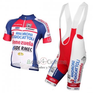 Androni Giocattoli Ropa Ciclismo Culotte Corto 2015 Hombre Mangas Cortas Blanco