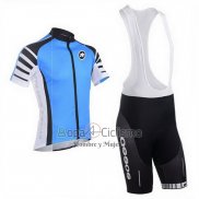 Assos Ropa Ciclismo Culotte Corto 2013 Hombre Mangas Cortas Azur y Negro