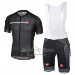 Castelli Ropa Ciclismo Culotte Corto 2017 Hombre Mangas Cortas Luz Negro