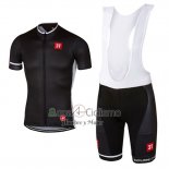 Castelli Ropa Ciclismo Culotte Corto 2017 Hombre Mangas Cortas Profundo Negro