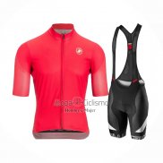 Castelli Ropa Ciclismo Culotte Corto 2021 Hombre Mangas Cortas Profundo Rosa