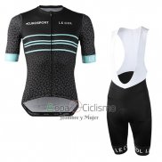 Eurosport Lecol Ropa Ciclismo Culotte Corto 2019 Hombre Mangas Cortas Negro Mint