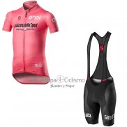 Giro d'Italia Ropa Ciclismo Culotte Corto 2020 Hombre Mangas Cortas Rosa