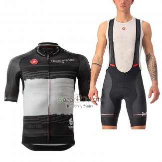 Giro d'Italia Ropa Ciclismo Culotte Corto 2023 Hombre Mangas Cortas Negro