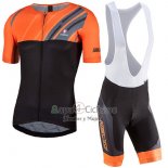 Nalini Roma Ropa Ciclismo Culotte Corto 2017 Men Mangas Cortas Negro y Naranja