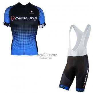 Nalini Ropa Ciclismo Culotte Corto 2021 Men Mangas Cortas Negro Azul