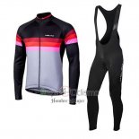 Nalini Ropa Ciclismo Culotte Largo 2020 Men Mangas Largas Negro Rojo