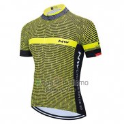 Northwave Ropa Ciclismo Culotte Corto 2020 Hombre Mangas Cortas AMarillo Negro Blanco