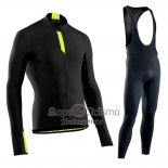 Northwave Ropa Ciclismo Culotte Largo 2019 Hombre Mangas Largas Negro Verde