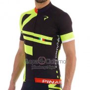 Pinarello Ropa Ciclismo Culotte Corto 2016 Hombre Mangas Cortas Negro y Verde