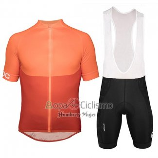 Poc Ropa Ciclismo Culotte Corto 2018 Hombre Mangas Cortas Naranja