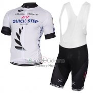 Quick Step Floor Ropa Ciclismo Culotte Corto 2017 Mangas Cortas Quick Step Floors Blanco