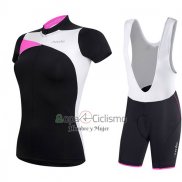 Rh+ Ropa Ciclismo Culotte Corto 2017 Mujer Mangas Cortas Negro