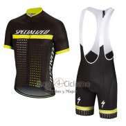 Specialized Ropa Ciclismo Culotte Corto 2018 Hombre Mangas Cortas Negro AMarillo