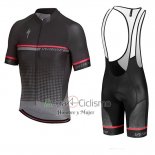 Specialized Ropa Ciclismo Culotte Corto 2018 Hombre Mangas Cortas Negro Grisn Rojo