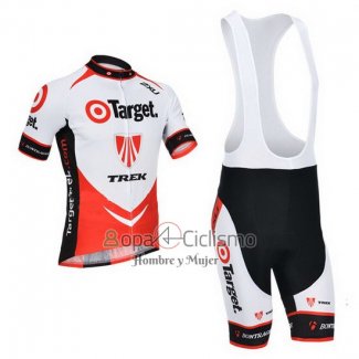 Trek Ropa Ciclismo Culotte Corto 2013 Mangas Cortas Rojo y Blanco