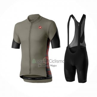 Castelli Ropa Ciclismo Culotte Corto 2021 Hombre Mangas Cortas APagado Verde