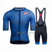 Castelli Ropa Ciclismo Culotte Corto 2021 Hombre Mangas Cortas Azul