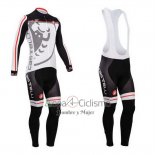 Castelli Ropa Ciclismo Culotte Largo 2014 Hombre Mangas Largas Negro Blanco