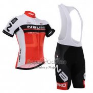 Nalini Ropa Ciclismo Culotte Corto 2015 Men Mangas Cortas Rojo y Blanco