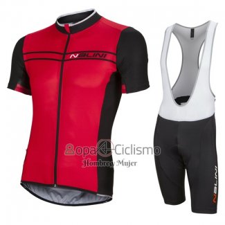 Nalini Ropa Ciclismo Culotte Corto 2016 Men Mangas Cortas APagado Rojo