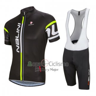 Nalini Ropa Ciclismo Culotte Corto 2016 Men Mangas Cortas Profundo Negro