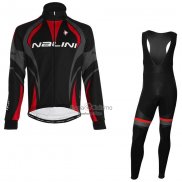 Nalini Ropa Ciclismo Culotte Largo 2020 Men Mangas Largas Negro Gris Rojo