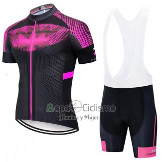 Northwave Ropa Ciclismo Culotte Corto 2020 Hombre Mangas Cortas Fucsia Negro