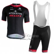 Scott Ropa Ciclismo Culotte Corto 2018 Mangas Cortas Negro Rojo