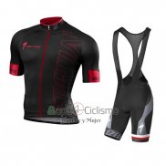 Specialized Ropa Ciclismo Culotte Corto 2016 Hombre Mangas Cortas APagado Rojo y Negro